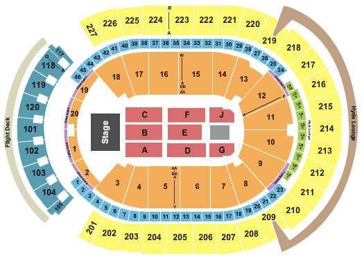 T-Mobile Arena Stevie Nicks Seating Chart